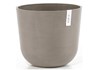 Pflanzgefäss Ecopots Oslo, taupe, Ø 65 cm, H = 56,6 cm